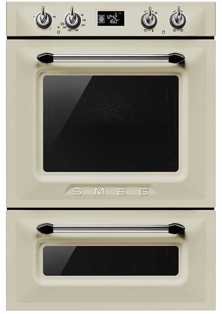 Smeg 60cm Victoria Thermoseal Pyrolytic Double Oven DOSPA6925P