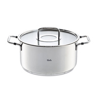 Fissler Bonn 24cm/5.7ltr Stainless Steel Stew Pot With Glass Lid 00087
