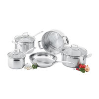 Scanpan Impact 5 Piece High Quality 18/10 Stainless Steel Cookware Set 22035
