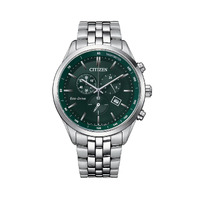 Citizen Eco-Drive Stainless Steel Green Mens Watch AT2149-85X