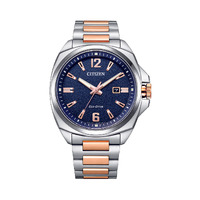Citizen Eco-Drive Blue Dial Stainless Steel Mens Watch AW1726-55L