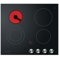 Fisher & Paykel 60cm Ceramic Electric Cooktop with Knob Control CE604CBX2
