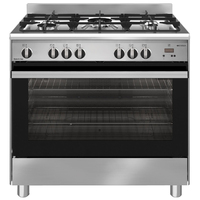 Emilia 90cm Stainless Steel fan assisted GAS cooker Em965GG