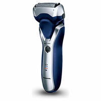 Panasonic 3 Blade Rechargeable Shaver Silver/Blue ES-RT37S541