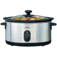 Sunbeam 5.5L Electric Slow Cooker HP5520 Brushed Stainless Steel