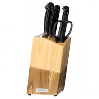 Masterpro Wayland 8pc High Quality Stainless Steel Knife Block Set MPKNIFE1