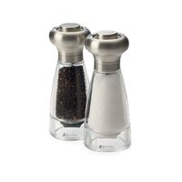 Maxwell & Williams Dynasty Stainless Steel Salt & Pepper Mill Set 16cm Gift Boxed PS486566