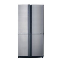 Sharp 676L French Door Refrigerator High Gloss Steel Finish SJXE676FSL