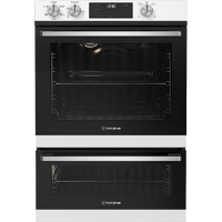 Westinghouse 60cm Separate Grill Wall Oven White WVE6565WD